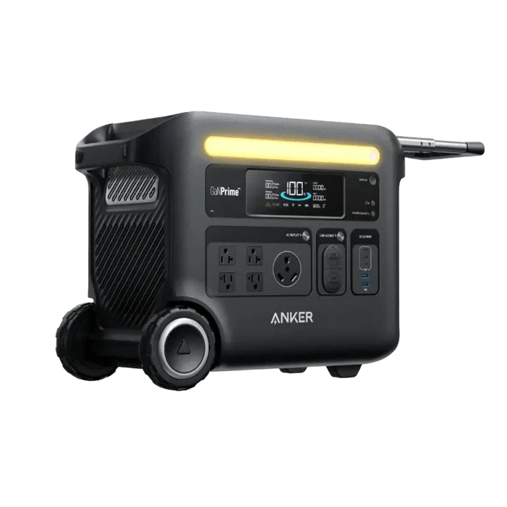 Anker SOLIX F2600 Portable Power Station Solar Generator (2400W | 2560Wh) + 30A Transfer Switch