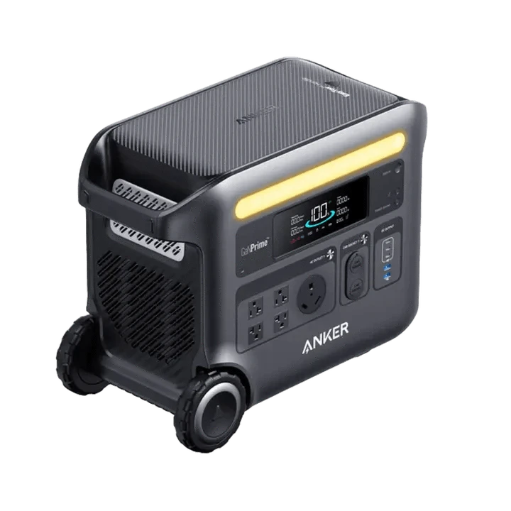 Anker SOLIX F2600 Portable Power Station Solar Generator (2400W | 2560Wh) + 30A Transfer Switch