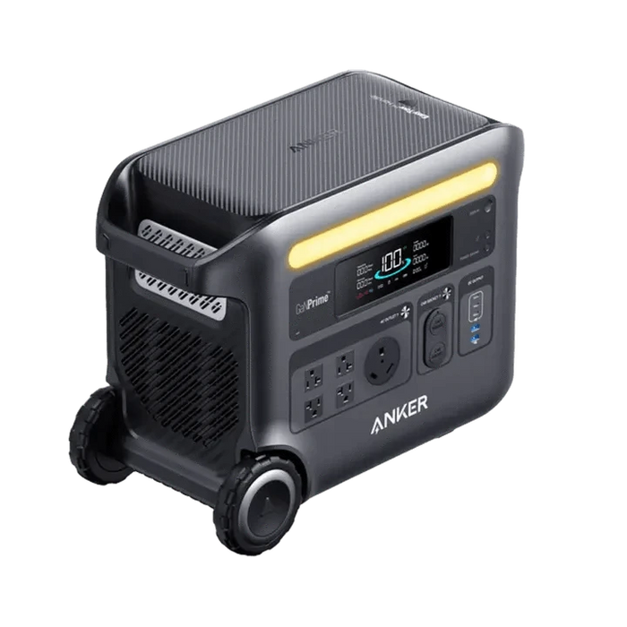 Anker SOLIX F2600 Portable Power Station Solar Generator (2400W | 2560Wh) + 30A Transfer Switch