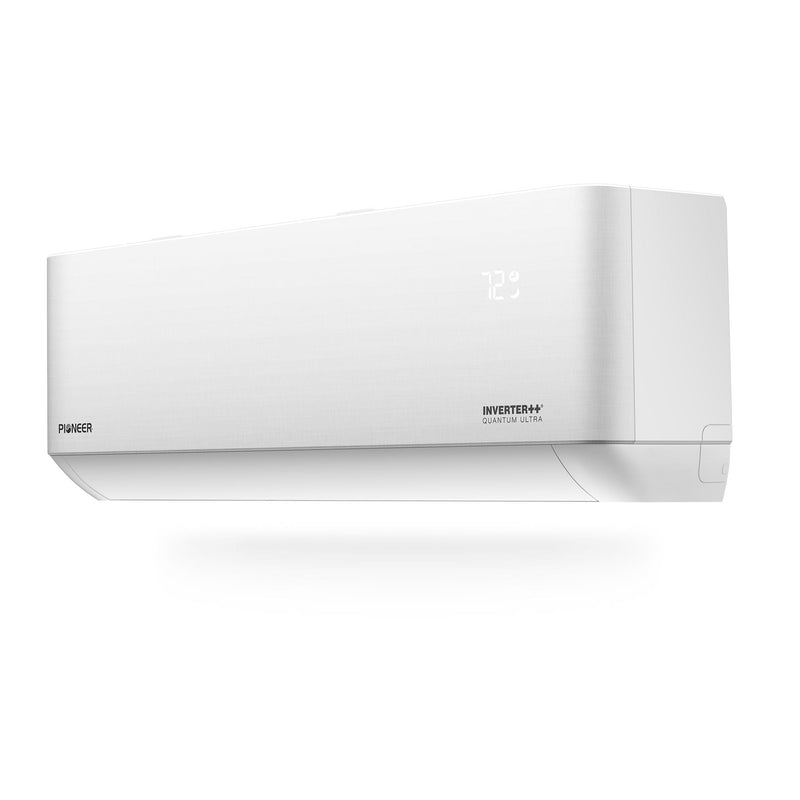 Pioneer® Quantum Ultra™ 9,000 BTU 24 SEER2 115V High-Wall Ductless Energy-Star Mini-Split Air Conditioner Inverter Hyper Heat Pump Full Set