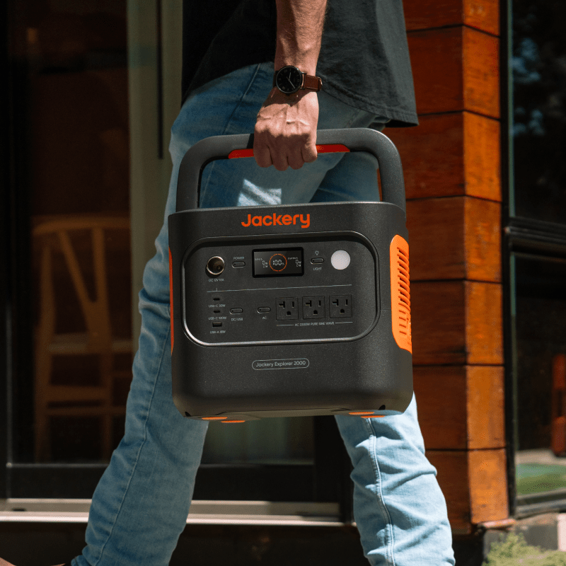 Jackery Explorer 2000 v2 Portable Power Station Solar Generator (2200W | 2042Wh)