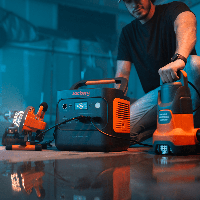 Jackery Explorer 2000 v2 Portable Power Station Solar Generator (2200W | 2042Wh)