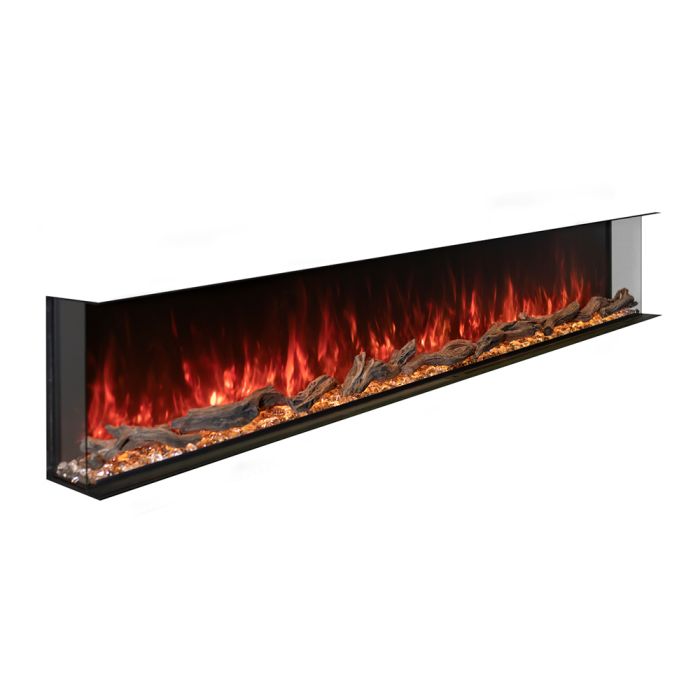 Modern Flames LANDSCAPE PRO MULTI 120" Multi-Sided Built-In Electric Fireplace (11.5" Deep - 120" x 16" Viewing)