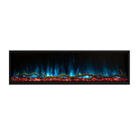 Modern Flames LANDSCAPE PRO SLIM 56" Built-In Electric Fireplace (5.5" Deep - 56" x 14" Viewing)