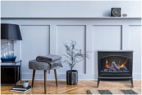 Amantii 50" Cast Iron Freestand Electric Fireplace