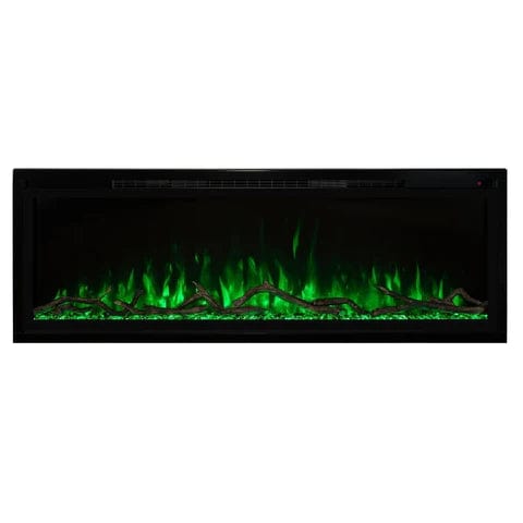 Modern Flames SPECTRUM SLIMLINE 60" Built-In Linear Electric Fireplace (4" Deep - 56" x 12" Viewing)
