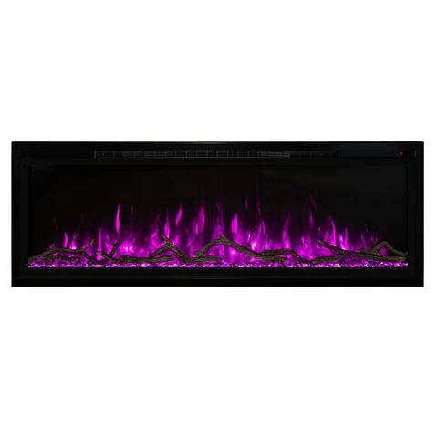 Modern Flames SPECTRUM SLIMLINE 74" Wall Mount/Recessed Electric Fireplace (4" Deep - 70" x 12" Viewing)