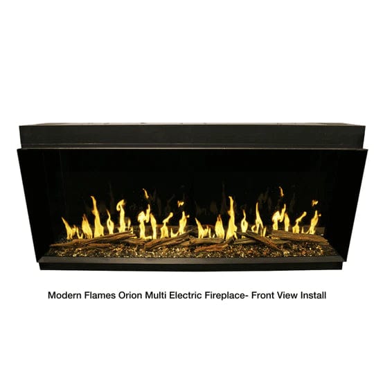 Modern Flames ORION MULTI 100" Heliovision Electric Fireplace (9" Deep - 18" Viewing)