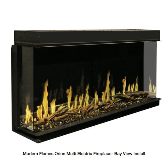 Modern Flames ORION MULTI 100" Heliovision Electric Fireplace (9" Deep - 18" Viewing)