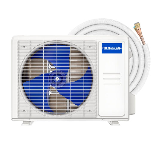 Front View of Condenser of DIY Easy Pro 12kBTU Mini Split with Wires