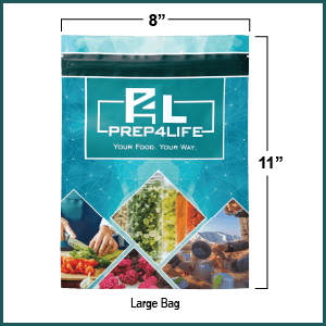 Prep4Life The CUBE Freeze Dryer Large Mylar Bags (50-Pack)