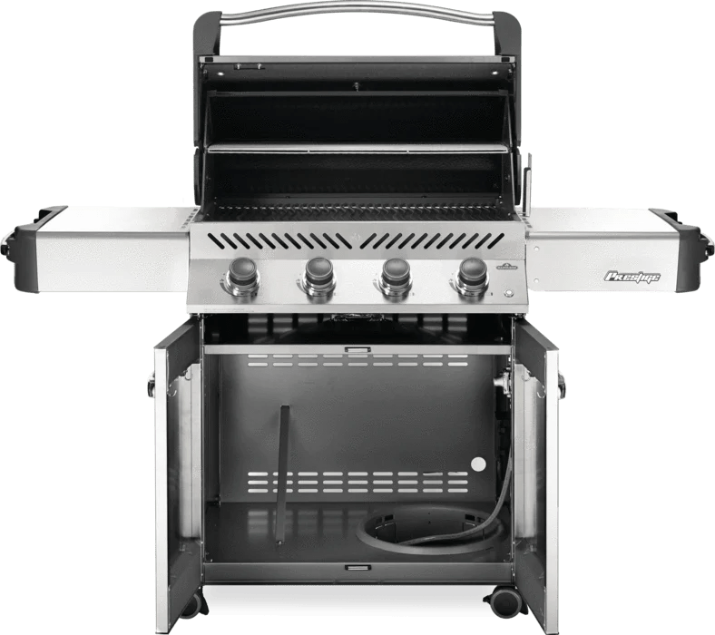 Napoleon Prestige 500 RSIB Black Gas Grill with Infrared Side & Rear Burners