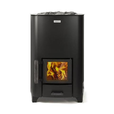 Narvi NC 20, 16kW Black Wood-Burning Sauna Stove