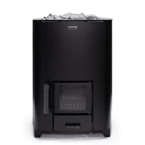 Narvi NC 16 Black, 17kW Wood-Burning Sauna Stove