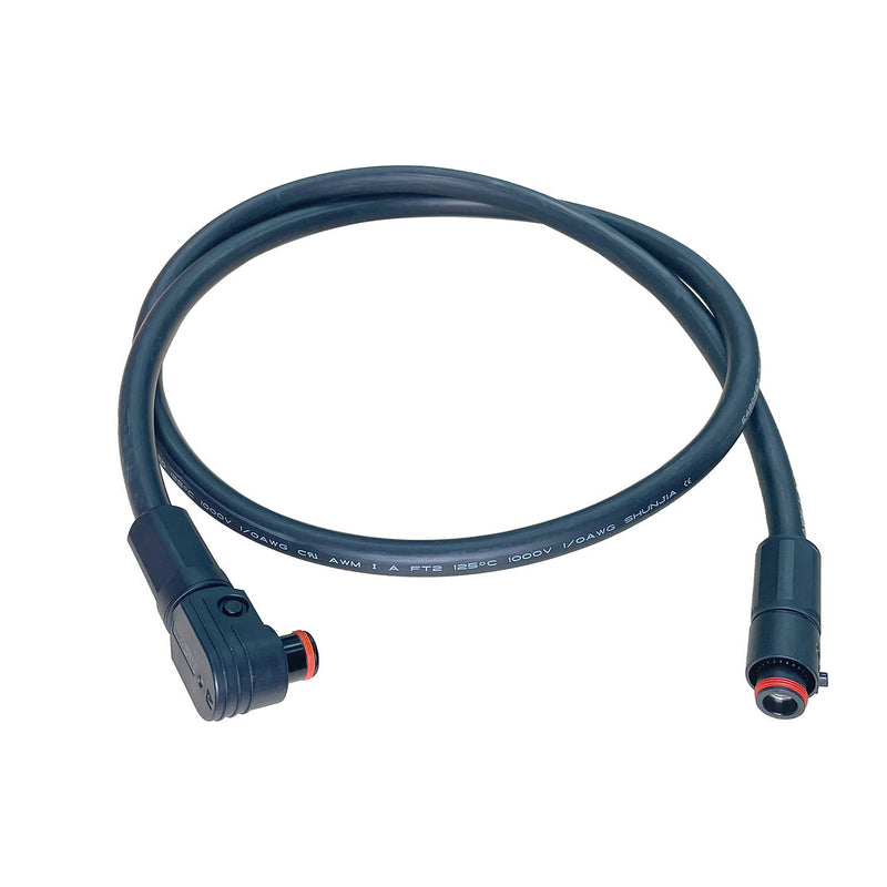 RUiXU 1/0 AWG cable for  RX9MP Busbar | Orange+ Black | One Pair