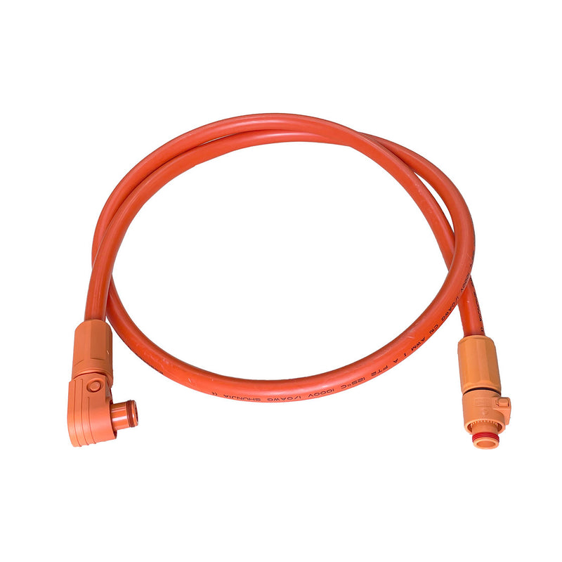 RUiXU 1/0 AWG cable for  RX9MP Busbar | Orange+ Black | One Pair