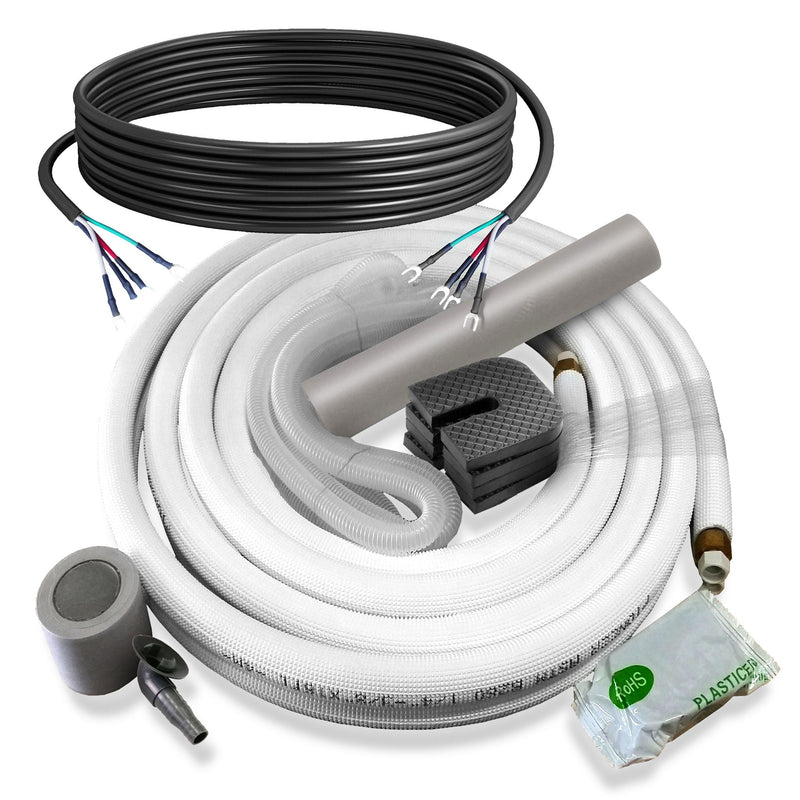 Pioneer® Quantum Ultra™ 9,000 BTU 24 SEER2 115V High-Wall Ductless Energy-Star Mini-Split Air Conditioner Inverter Hyper Heat Pump Full Set