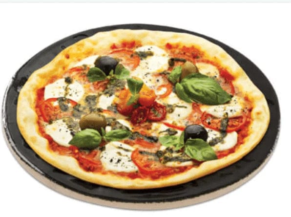 Primo Glazed Ceramic Baking Stone for Oval XL, Oval Large and Round Kamado