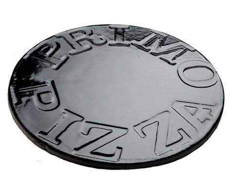 Primo Glazed Ceramic Baking Stone for Oval XL, Oval Large and Round Kamado