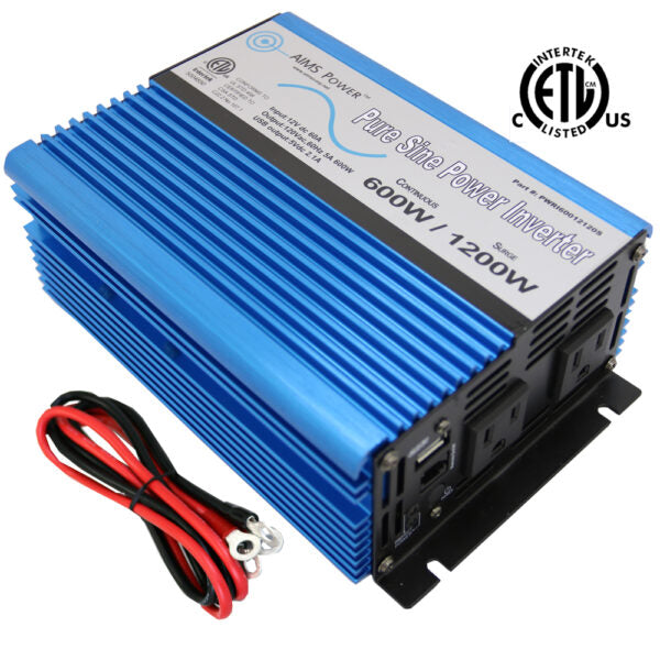 Aims Power Off Grid Solar Kit | 600W Pure Sine Inverter | 240 Watt Solar Panels | 200 Amp Batteries