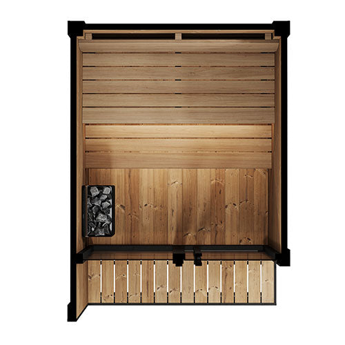 SaunaLife Model GL4 Outdoor Sauna Kit | 4 Persons
