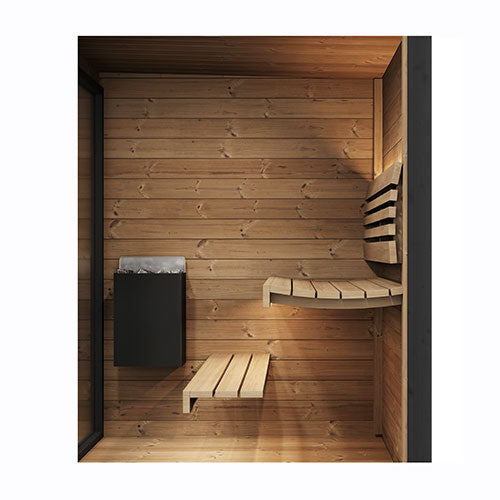 SaunaLife Model GL4 Outdoor Sauna Kit | 4 Persons