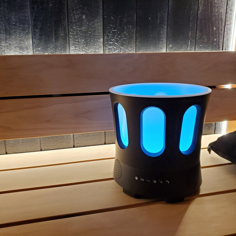 saunazone bluetooth speaker blue