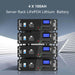 server rack with 4pcs 100ah