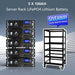 server rack with 5pcs 100ah