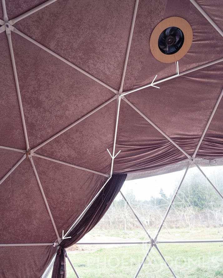 Phoenix Domes Solar Fan Kit