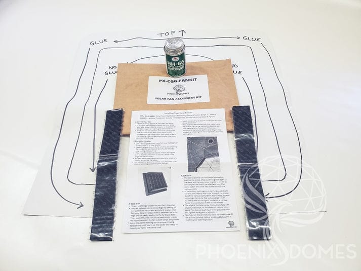 Phoenix Domes Solar Fan Kit