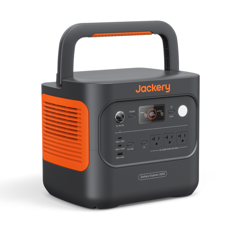 Jackery Explorer 2000 v2 Portable Power Station Solar Generator (2200W | 2042Wh)