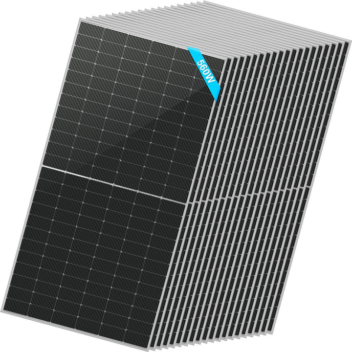 SunGold Power 560 Watt Bifacial N-Type Monocrystalline Solar Panel