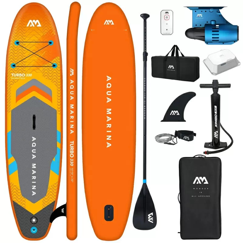 Aqua Marina AMgo Turbo 330 with BlueDrive S Power Fin Set [AMGO-330PFS]