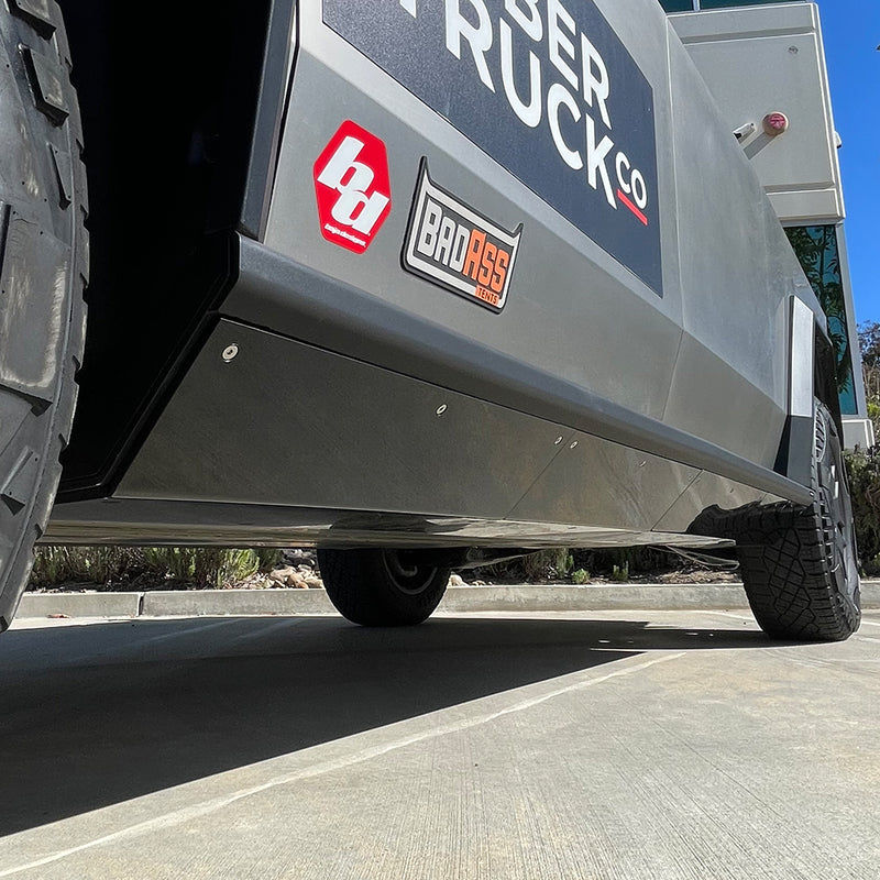 CYBERTRUCKco TESLA CYBERTRUCK Heavy-Duty Rock Sliders w/ replaceable wear pads