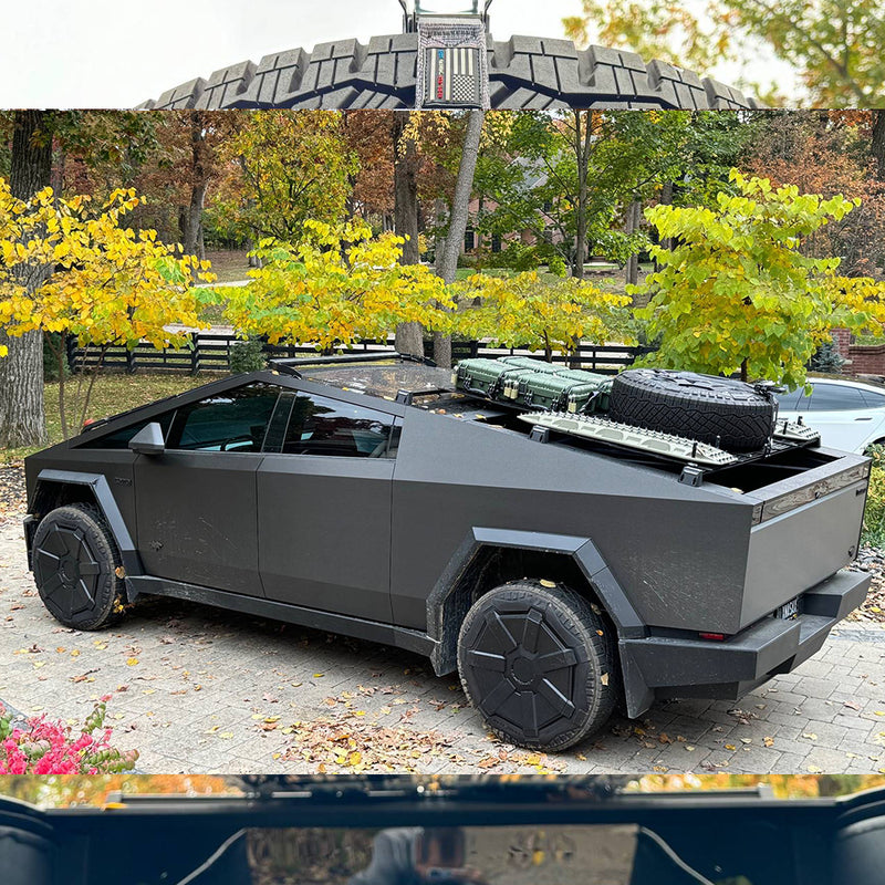 CYBERTRUCKco TESLA Cybertruck Heavy Duty Billet Aluminum Cross Bar System