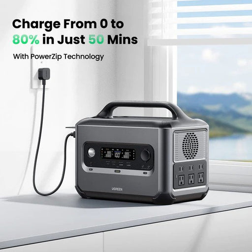 Charges from 0 to 80% in 50 minutes