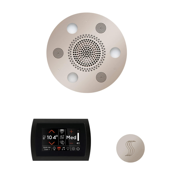 ThermaSol Wellness Steam Package with SignaTouch Control, Serenity Round Rainhead, SteamVection Round