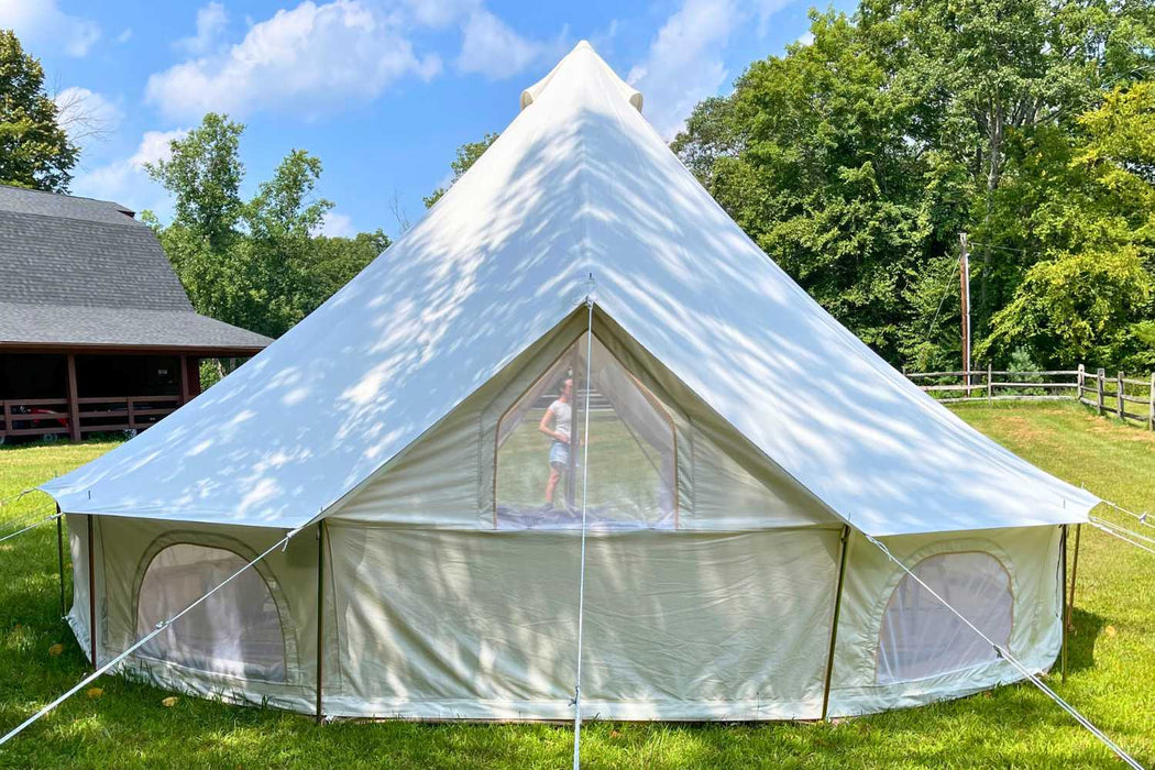 Life InTents 19' (6M) Zephyr™ Tent Cabin | Canvas Bell Tent