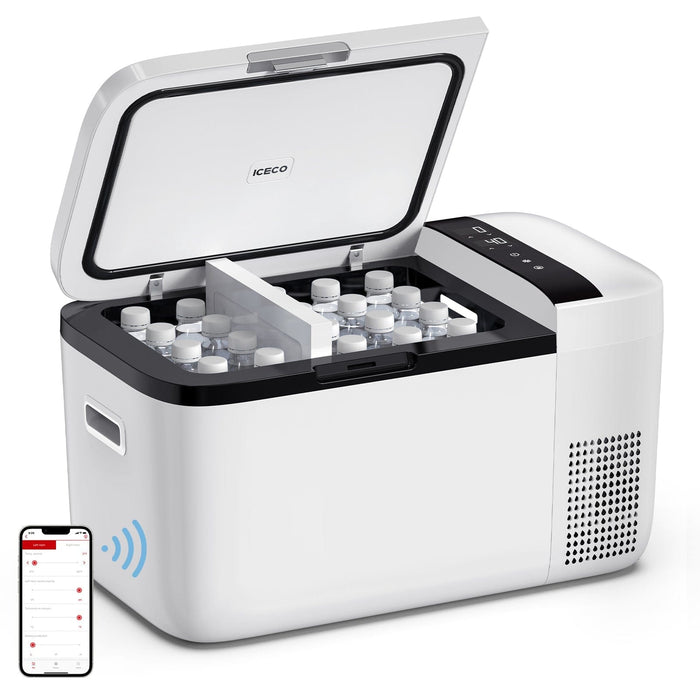21QT GO20 Dual Zone Portable Fridge Electric Cooler | ICECO-Portable Fridge-www.icecofreezer.com