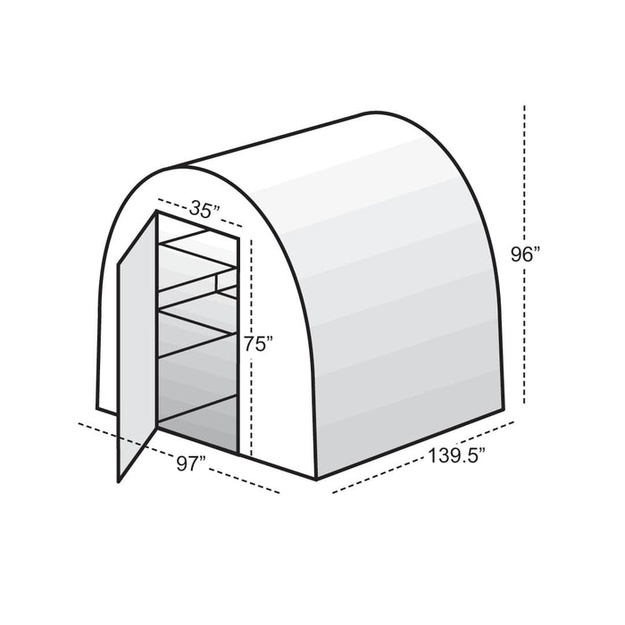 Solexx Gardener's Oasis Basic Greenhouse