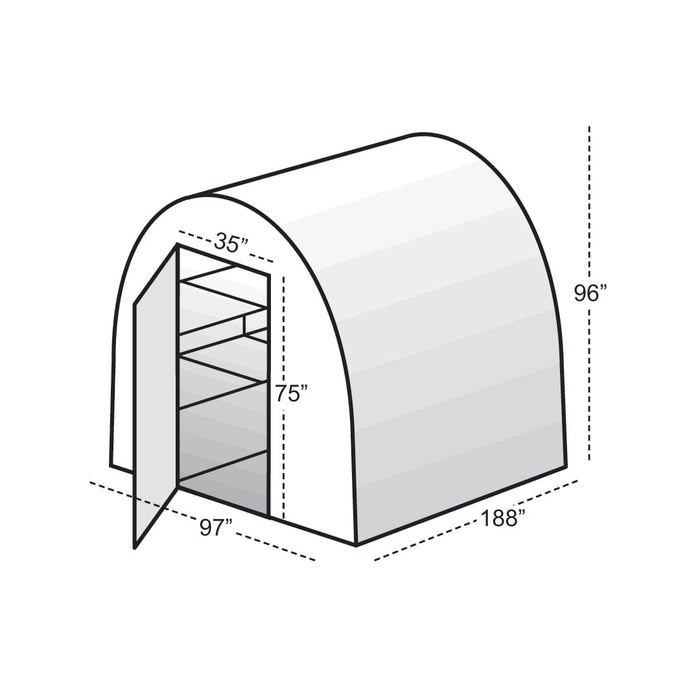 Solexx Gardener's Oasis Basic Greenhouse