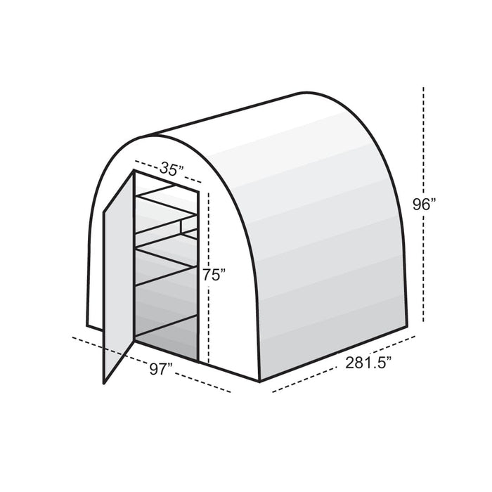 Solexx Gardener's Oasis Basic Greenhouse