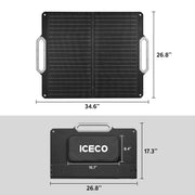 80W Foldable Solar Panel | ICECO-accessories-www.icecofreezer.com