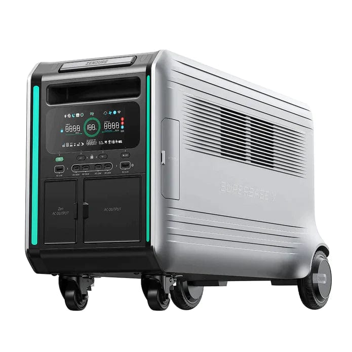 Zendure SuperBase V4600 Solar Generator Kit | 7,600W 120/240V Output | 27.6kWh Battery Capacity + 2680W of Solar PV