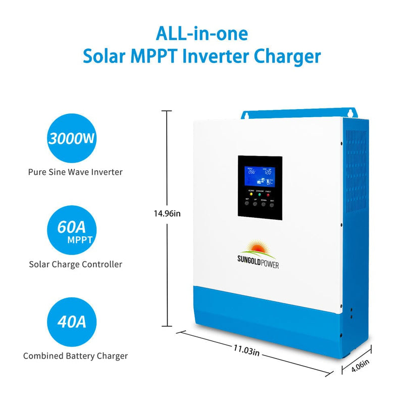 3000W 24V All-in-one Solar Inverter Charger