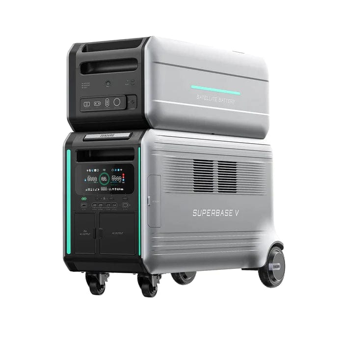 Zendure SuperBase V4600 Solar Generator Kit | 7,600W 120/240V Output | 27.6kWh Battery Capacity + 2680W of Solar PV