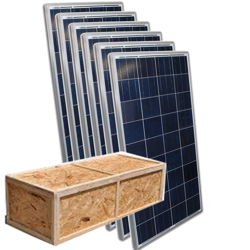 Aims Power 330 Watt Monocrystalline Solar Panel - Ships 6 Panels With Crate