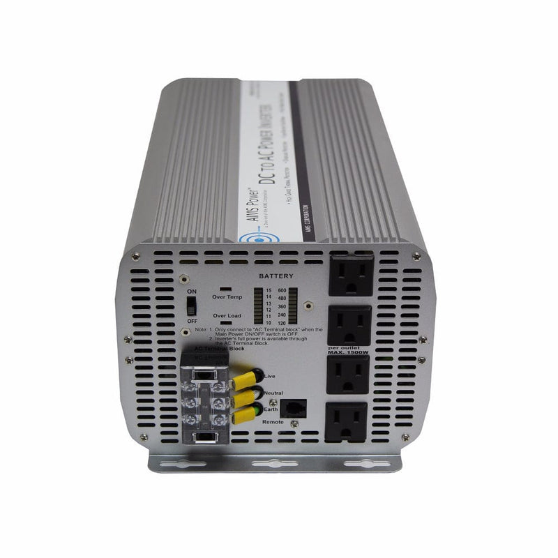 Aims Power 5000 Watt Power Inverter AC Side View