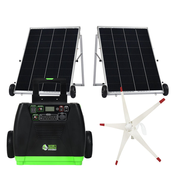 Nature's Generator Elite 3600W Gold WE System Solar/Wind Kit